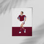 Paolo Di Canio West Ham Poster, thumbnail 3 of 3