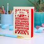 Personalised Papercut Retirement Card | Stars Design, thumbnail 1 of 6