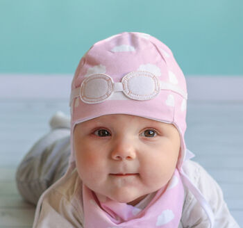 Pink Clouds Aviator Hat, 2 of 4