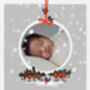 Personalised Photo Christmas 'Bauble' Card, thumbnail 2 of 3