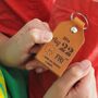 Personalised Leather 'When You Became My' Key Ring, thumbnail 1 of 7
