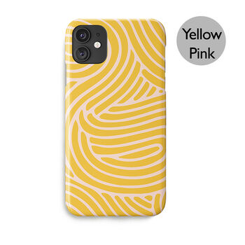 Abstract Noodle Print Phone Case, More Colours, 2 of 4