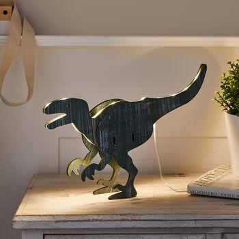 Velociraptor Light Up Dinosaur Figure, 2 of 3