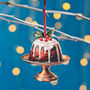 Traditional Christmas Pudding Tree Hanging Decoration, thumbnail 1 of 2