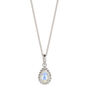 June Birthstone Moonstone Sterling Silver Necklace, thumbnail 2 of 12