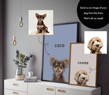 Personalised Pet Illustration Gift For Dog Lover, 2 of 11