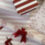 Striped Valentine's Day Wrapping Paper, thumbnail 2 of 4