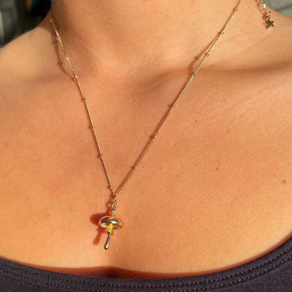 Mushroom Necklace, 1 of 5