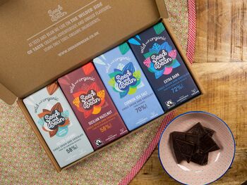 Organic Dark Chocolate Letterbox Gift Bundle, 2 of 4