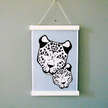 Snow Leopard Giclee Print, 3 of 6