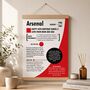 Personalised 40th Birthday Gift Birth Year Print For Football Fans, thumbnail 4 of 12