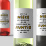 Personalised Wine Label 'Amazing Auntie', thumbnail 2 of 2
