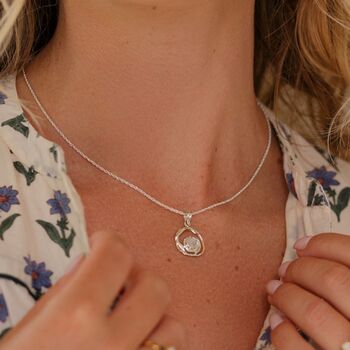 Round Moonstone Pendant, 2 of 7