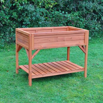 Wooden Raised Herb Planter, 2 of 5