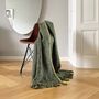 Olive Green Melee Throw, thumbnail 1 of 3