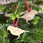 Personalised Gingerbread Canary Christmas Decoration, thumbnail 1 of 2