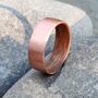 European Walnut And Copper Ring, thumbnail 1 of 8