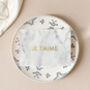 Valentine's Luxury Gold Foil White Marble Card, thumbnail 1 of 6