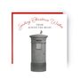 Merry Christmas Postbox Christmas Card, thumbnail 1 of 4