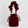Red Velvet Bucket Bag, thumbnail 5 of 8