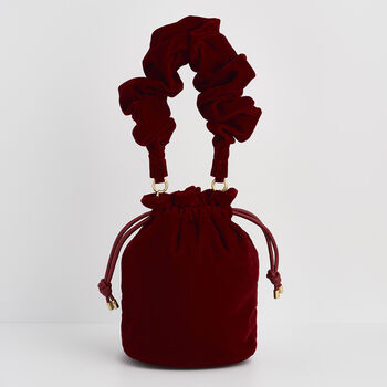 Red Velvet Bucket Bag, 5 of 8