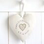Personalised 2nd Cotton Wedding Anniversary Heart Gift, thumbnail 4 of 10