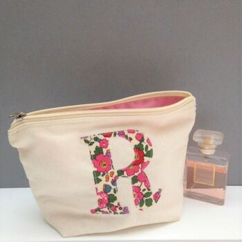 liberty print makeup bag