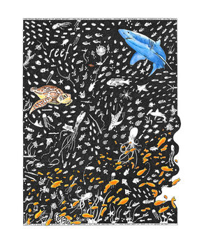 Coral Reef Fine Art Giclee Print, 4 of 7