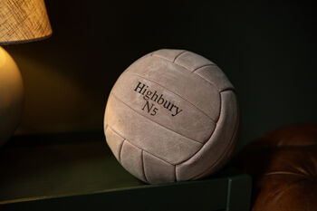 Personalised Engraved Premium Suede Football Ball, 5 of 12