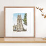 Watercolour Christening Illustration, thumbnail 5 of 5