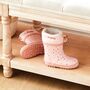 Personalised Pink Spot Welly Boots, thumbnail 1 of 4