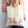 Personalised Tote Bag With Liberty Fabric, thumbnail 1 of 9