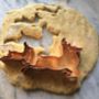 Set Of Two Copper Reindeer Cookie Biscuit Cutters, thumbnail 1 of 1