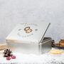Personalised Mince Pies Hinged Tin, thumbnail 3 of 4