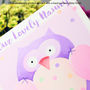 Personalised Owl Relation Birthday Card, thumbnail 5 of 9