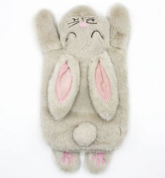 Personalised Bunny Rabbit Hot Water Bottle, 4 of 4