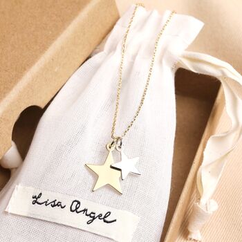 You're A Star Double Star Necklace, 2 of 2