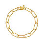 Gold Plated Chunky Chain Bracelet, thumbnail 2 of 4