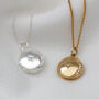 Personalised Gold Or Silver Eid Star And Moon Locket, thumbnail 1 of 6
