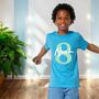 Personalised Birthday Age Organic T Shirt, thumbnail 3 of 9