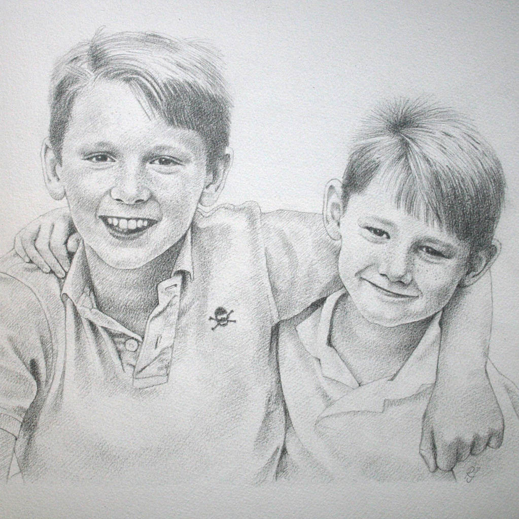 Family Picture Drawing Pencil Familyscopes