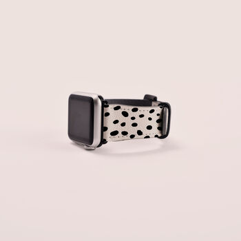 Dalmatian Vegan Leather Apple Watch Band, 4 of 6