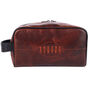 Leather Rugby Wash Bag, thumbnail 5 of 5