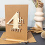 Personalised 4th Fruit Wedding Meaning Anniversary Card, thumbnail 1 of 12
