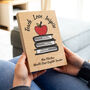 Personalised Teach Love Inspire Wood Block Teacher Gift, thumbnail 2 of 3