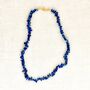 Blue Lapis Lazuli Necklace With Magnetic Clasp, thumbnail 4 of 5