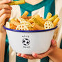 Children's Football Snack Bowl, thumbnail 2 of 4