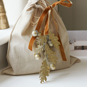 Gold Oak Leaf Metal Swag, 2 of 2