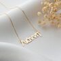 Sterling Silver Greek Name Necklace, thumbnail 9 of 9