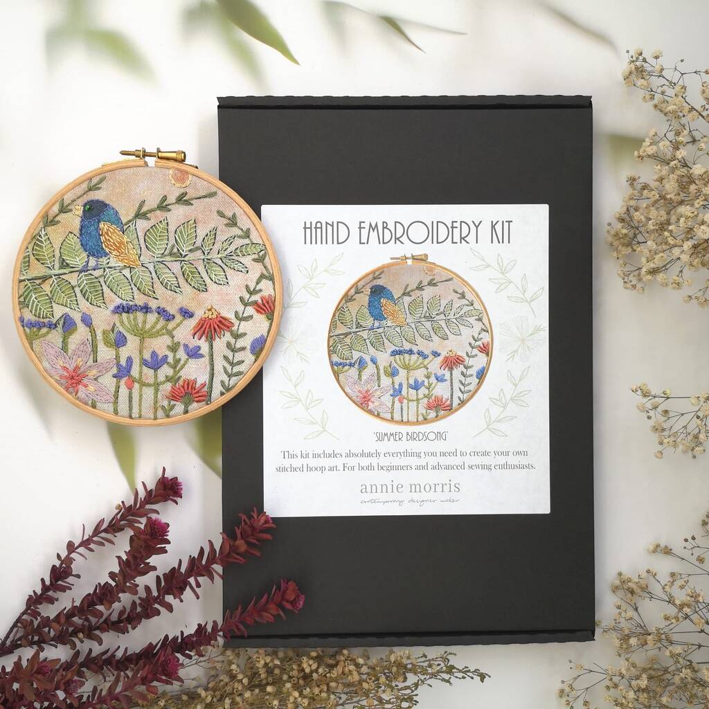 Summer Birdsong Embroidery Kit, 1 of 7